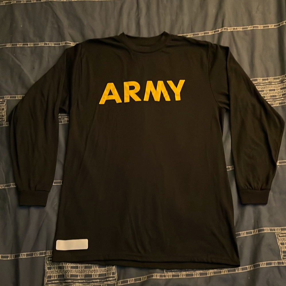 Army Physical Fitness Uniform: Black Long Sleeve